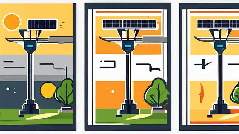 How many watts does a 4 meter solar street light use