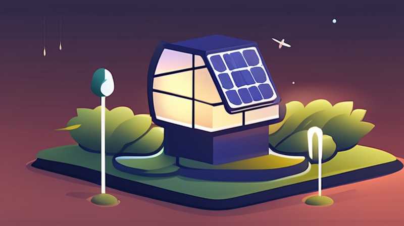 How to adjust the lighting time of solar garden lights