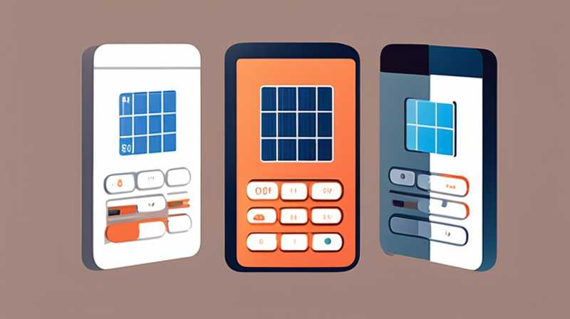 What solar energy is used on the calculator?