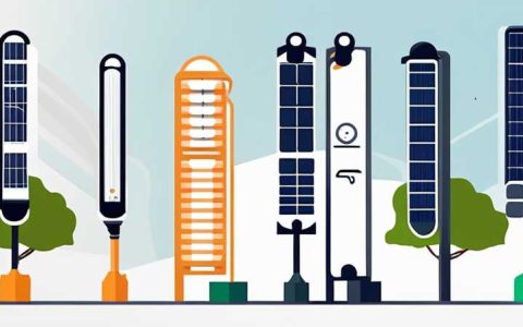 Where are solar street lights mainly exported?