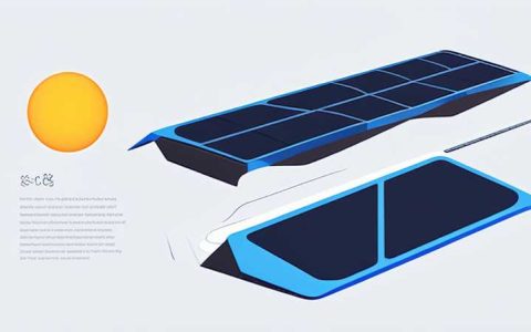 What material are blue solar panels made of?