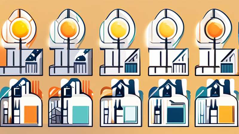 How are solar lights produced?