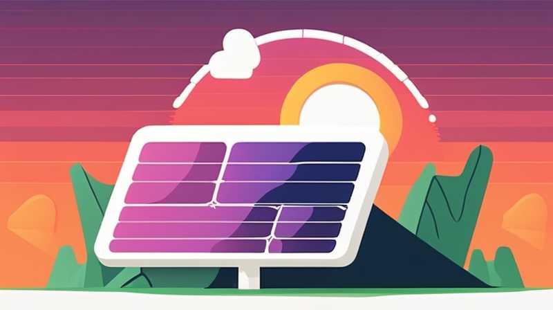 How to charge camouflage solar panels