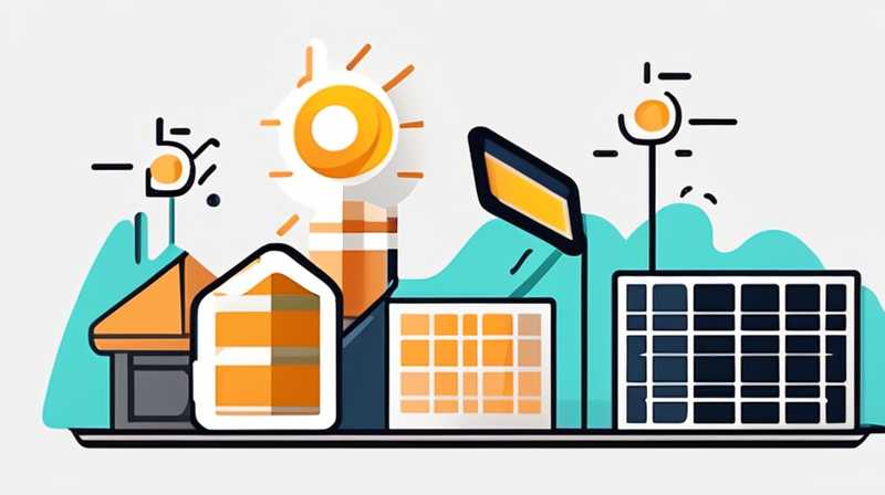 How to connect solar energy to battery power supply