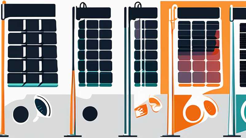 What are the solar accessories for utility poles?