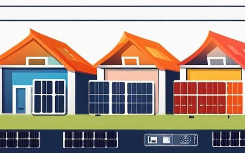 What kind of lights are used for solar panels in houses