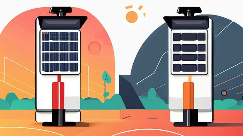 How to repair a broken solar road light