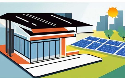 How to install solar panel light lines in high-rise buildings