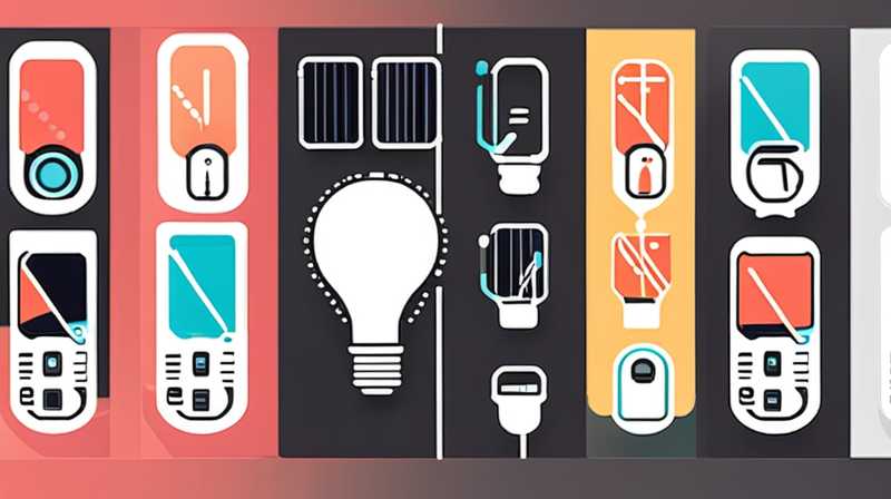 How to connect a mobile phone to a solar light bulb