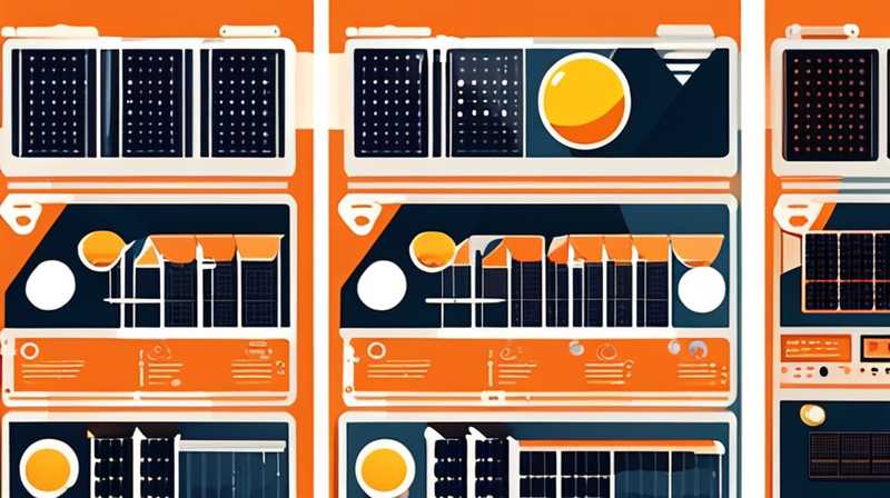 How to debug the solar panel lights