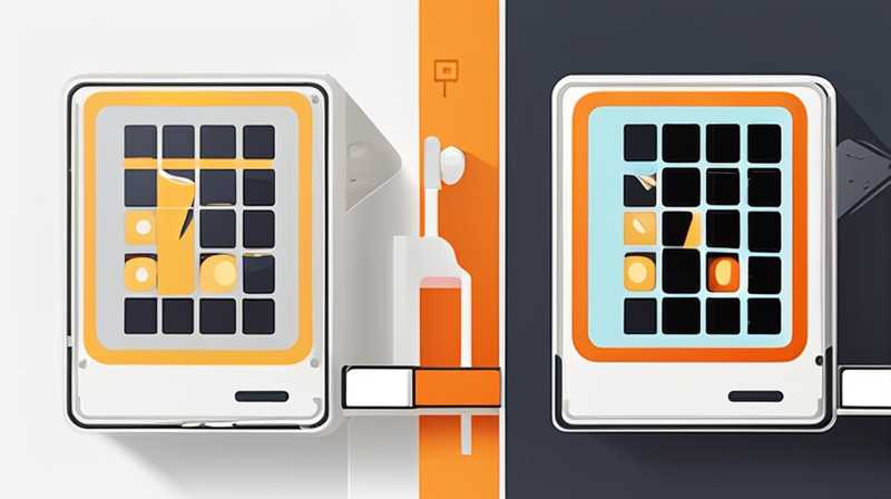 How to disassemble a solar parking sign