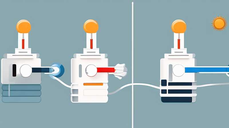 How to replace the solar temperature control valve switch