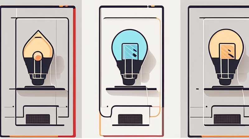 What kind of lamps can be connected to solar panels?