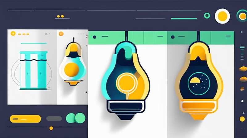 How to turn on a solar charging bulb