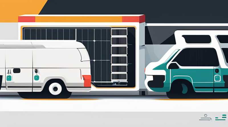 Where to install solar energy in cargo vans