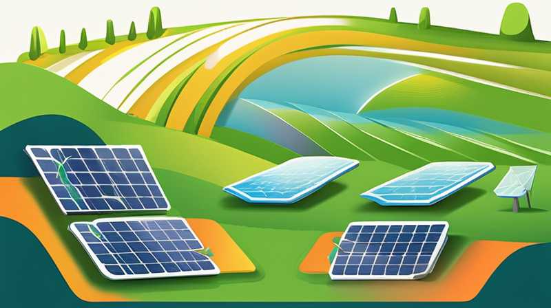 How to generate solar power on grassland