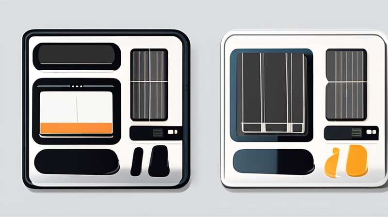 How to remove the solar panel monitor