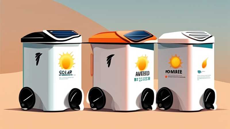 Where to buy solar powered advertising trash bins