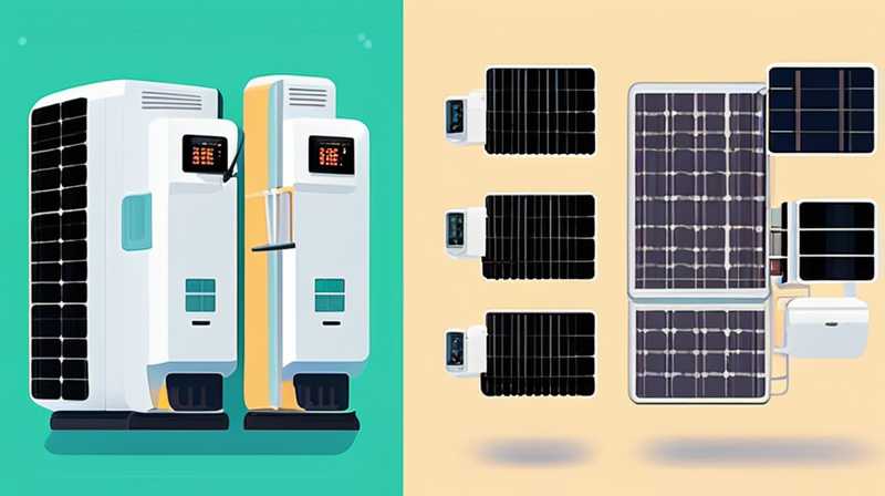 What equipment is in a solar power plant?