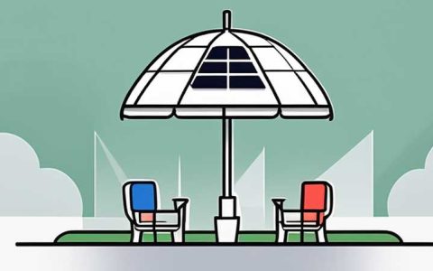 How to disassemble a solar garden umbrella