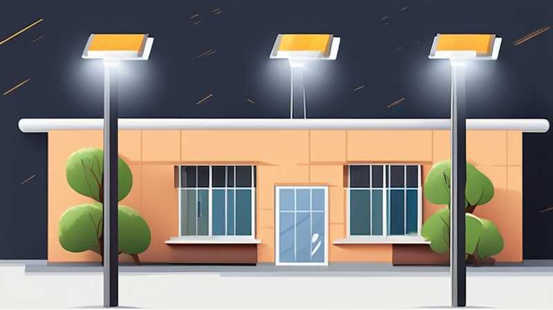 How to install wall solar street light