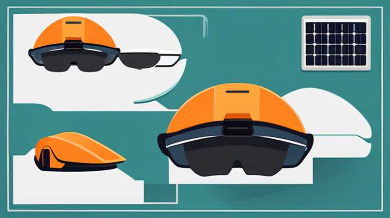 How to disassemble a safety helmet solar fan