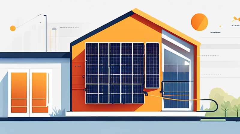 How to install solar panels with crane