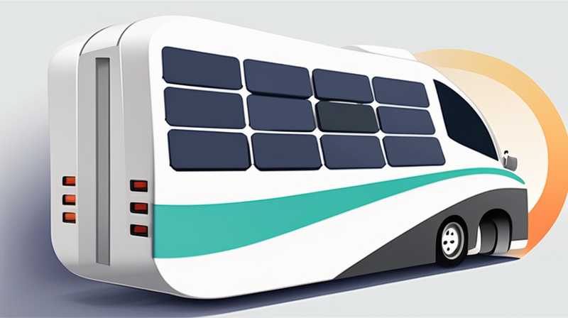 How many watts of solar energy are usually installed in RVs?