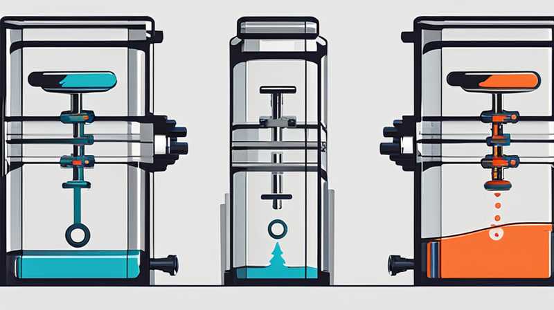 What valves are needed for solar separation