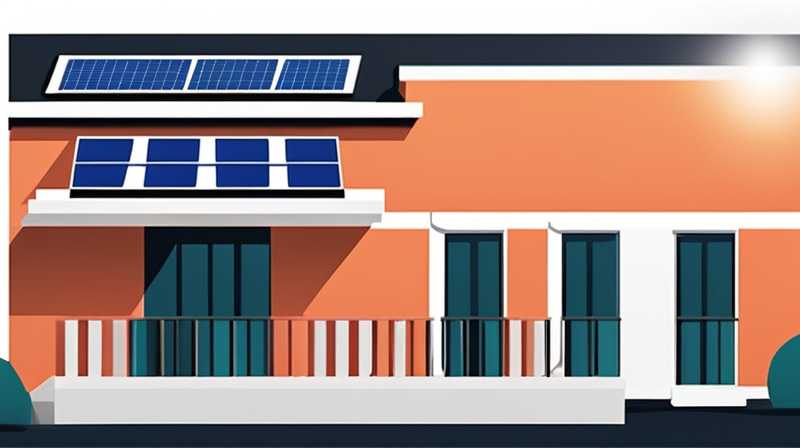 How to remove the balcony solar panel light