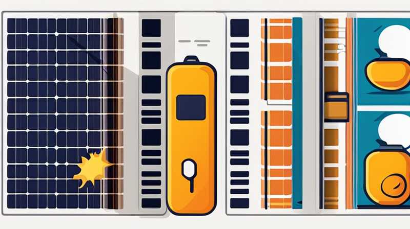 How much is the charging power of solar panels?