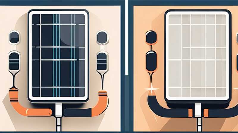 How to connect the solar wall light wire