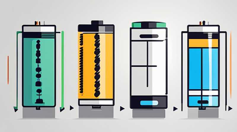 What kind of battery is used for solar column lights