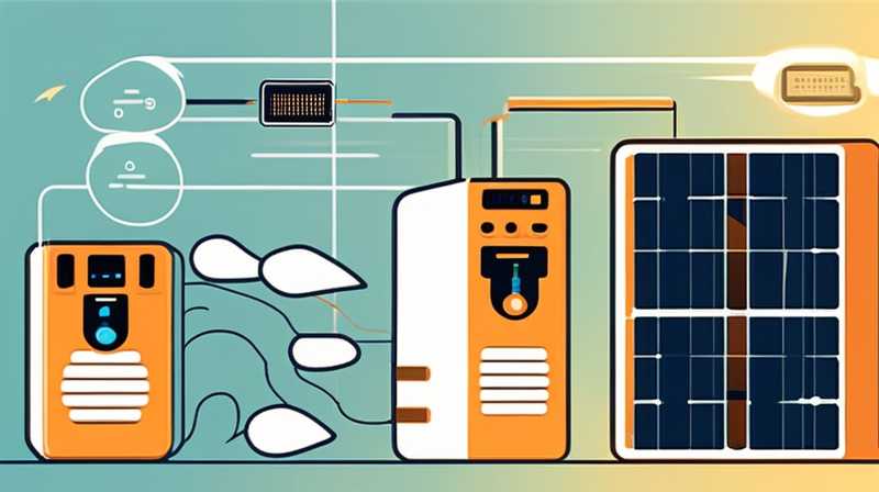 How to connect the solar oxygen generator