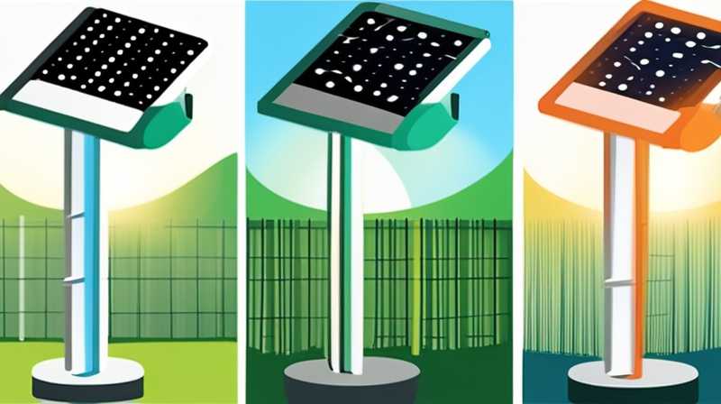 How to install solar outdoor garden lights