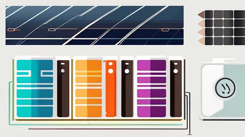 How to connect batteries to solar devices