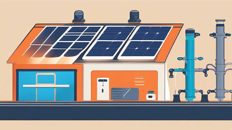 How to install solar cut-off valve