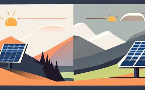 How many watts of solar panels on a hillside