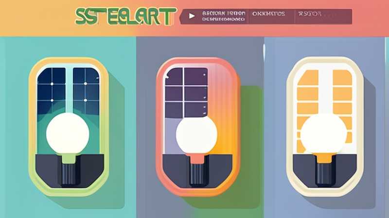 How to make a solar street light balance sheet