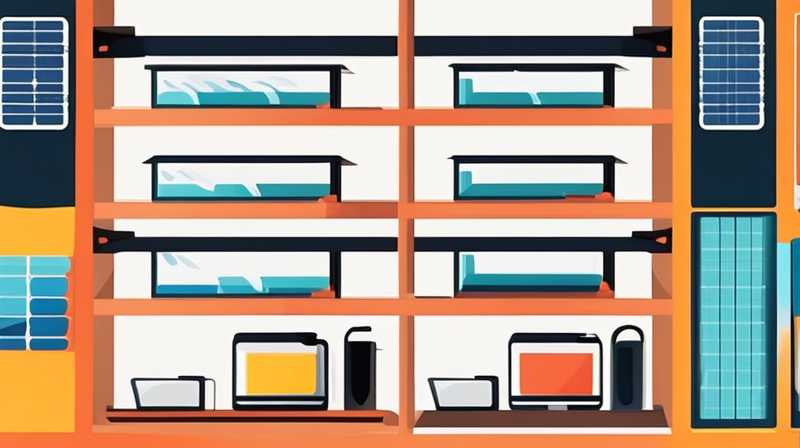 How to put solar photovoltaic panels on the shelf