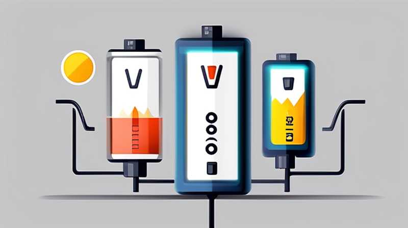 How many V is good for charging the battery with solar panels?