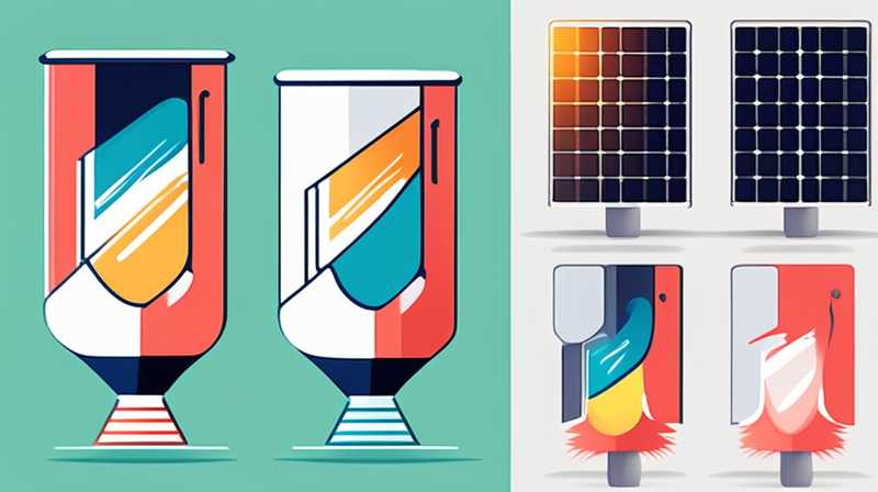 What to do if there is paint on the solar tube