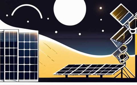 How does solar power supply electricity at night