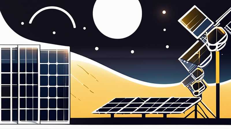 How does solar power supply electricity at night