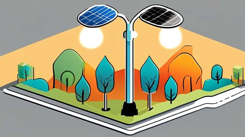 What to do if the solar street light is not on