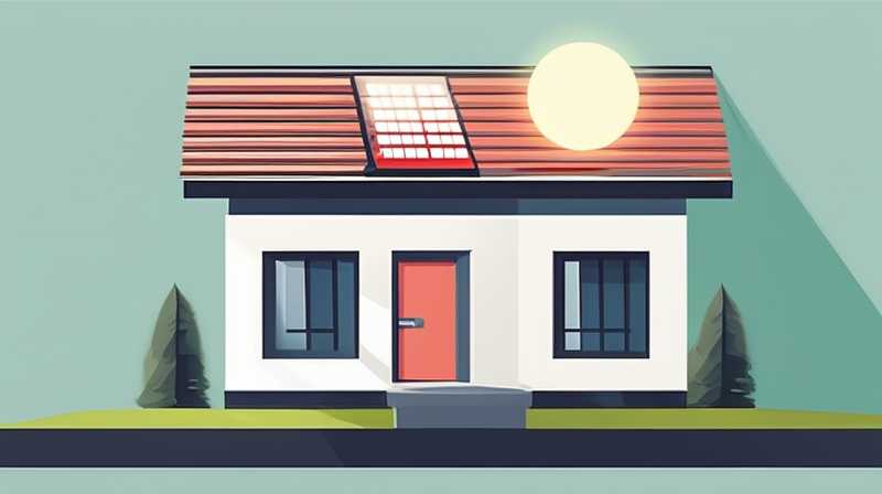 How many watts does a solar floodlight normally have?