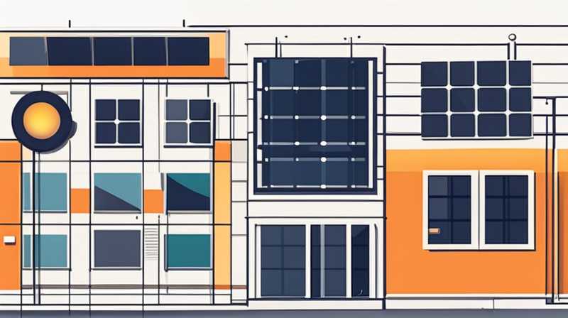 How to install solar panels on the facade