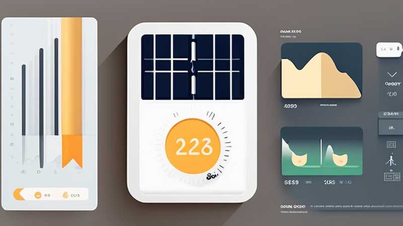 How to use a solar charging scale