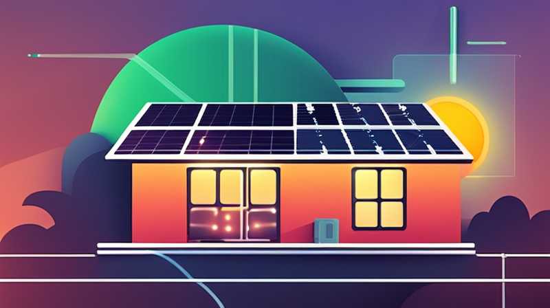 How to use solar energy to generate electricity at night