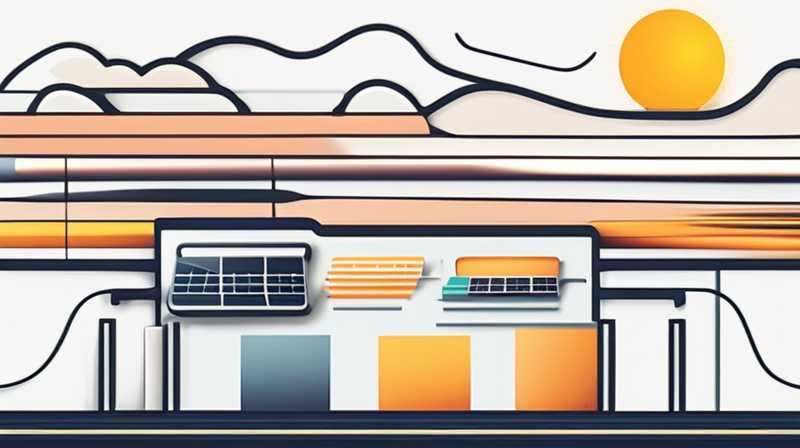 How to straighten the solar line